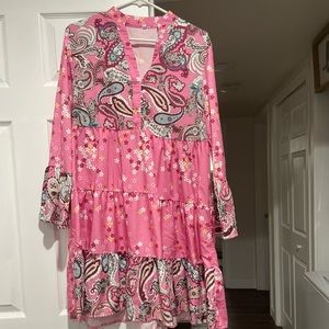 Long sleeve summer dress